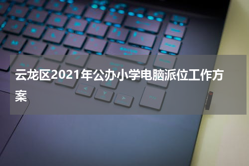 云龙区2021年公办小学电脑派位工作方案