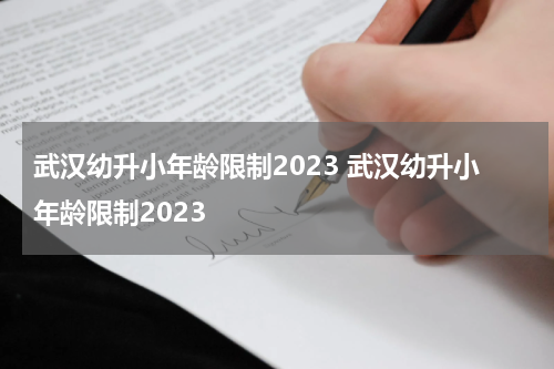 武汉幼升小年龄限制2023 武汉幼升小年龄限制2023