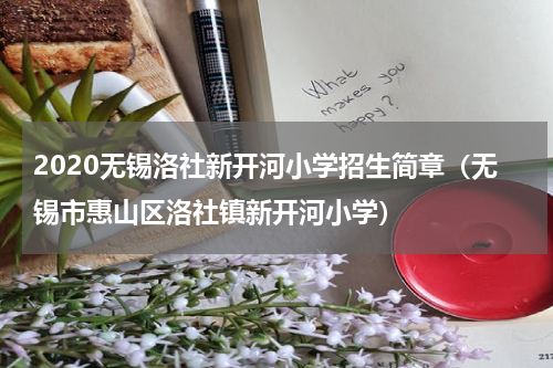 2020无锡洛社新开河小学招生简章（无锡市惠山区洛社镇新开河小学）