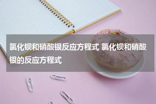 氯化钡和硝酸银反应方程式 氯化钡和硝酸银的反应方程式
