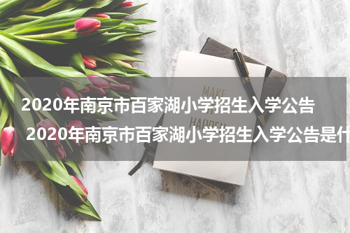 2020年南京市百家湖小学招生入学公告 2020年南京市百家湖小学招生入学公告是什么