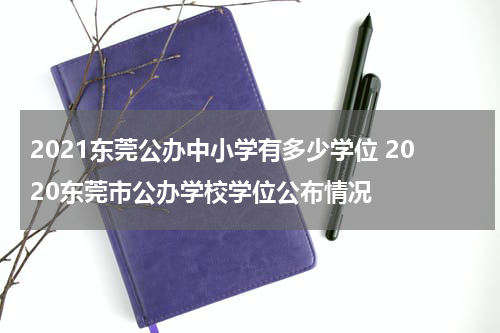 2021东莞公办中小学有多少学位 2020东莞市公办学校学位公布情况