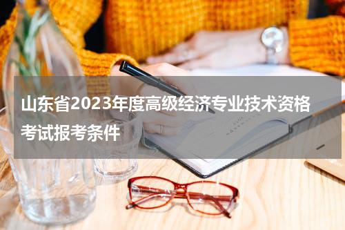 山东省2023年度高级经济专业技术资格考试报考条件