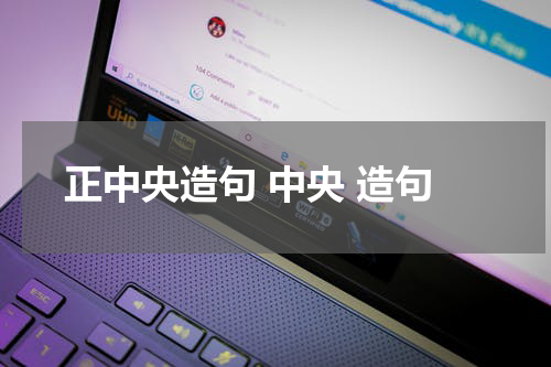 正中央造句 中央 造句