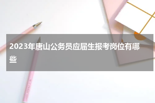 2023年唐山公务员应届生报考岗位有哪些