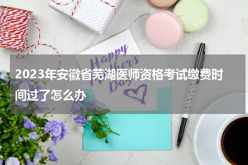 2023年安徽省芜湖医师资格考试缴费时间过了怎么办