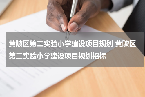 黄陂区第二实验小学建设项目规划 黄陂区第二实验小学建设项目规划招标