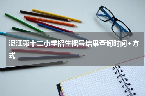 湛江第十二小学招生摇号结果查询时间+方式