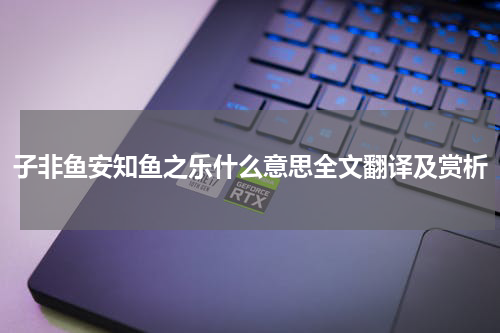 子非鱼安知鱼之乐什么意思全文翻译及赏析