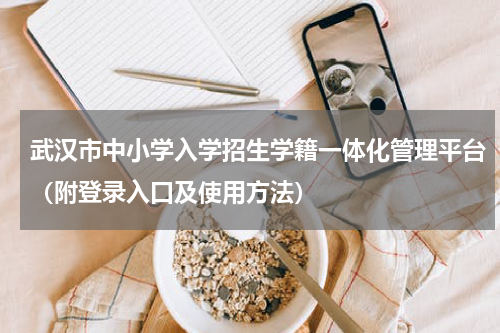 武汉市中小学入学招生学籍一体化管理平台（附登录入口及使用方法）