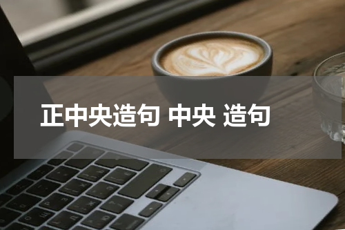 正中央造句 中央 造句