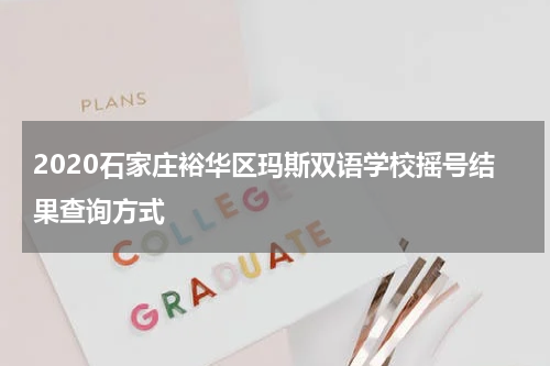 2020石家庄裕华区玛斯双语学校摇号结果查询方式