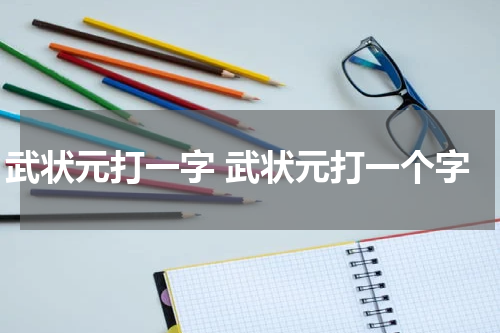 武状元打一字 武状元打一个字