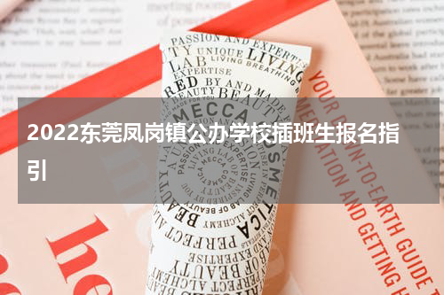 2022东莞凤岗镇公办学校插班生报名指引