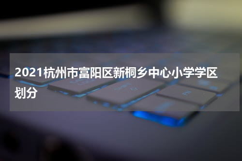 2021杭州市富阳区新桐乡中心小学学区划分
