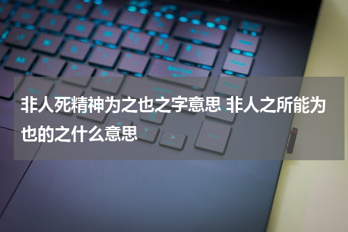 非人死精神为之也之字意思 非人之所能为也的之什么意思