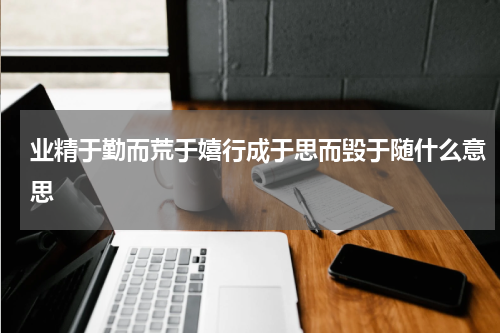业精于勤而荒于嬉行成于思而毁于随什么意思