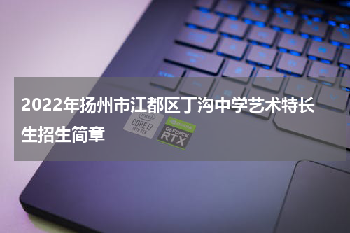 2022年扬州市江都区丁沟中学艺术特长生招生简章