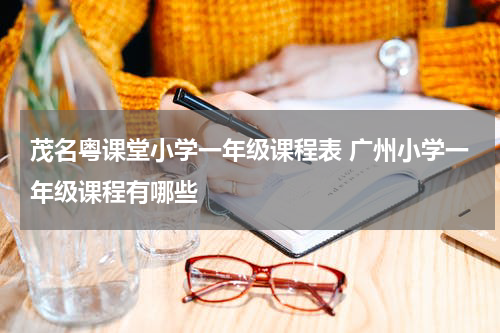 茂名粤课堂小学一年级课程表 广州小学一年级课程有哪些