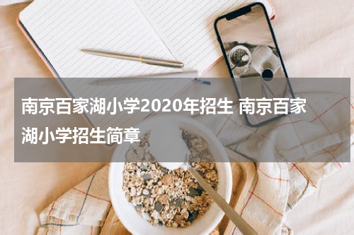 南京百家湖小学2020年招生 南京百家湖小学招生简章