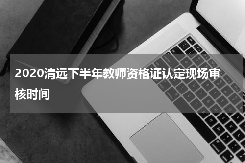 2020清远下半年教师资格证认定现场审核时间