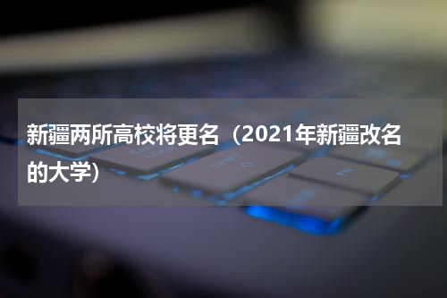 新疆两所高校将更名（2021年新疆改名的大学）