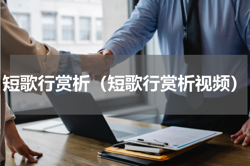 短歌行赏析（短歌行赏析视频）