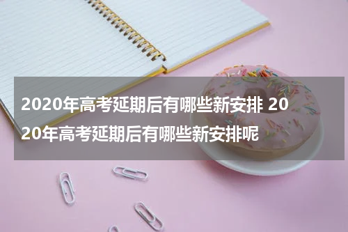 2020年高考延期后有哪些新安排 2020年高考延期后有哪些新安排呢
