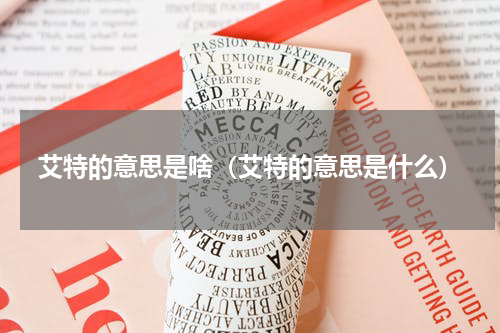 艾特的意思是啥（艾特的意思是什么）