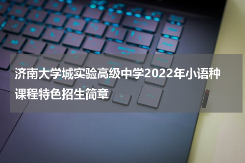 济南大学城实验高级中学2022年小语种课程特色招生简章