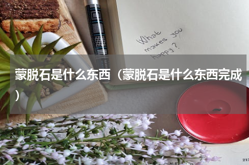蒙脱石是什么东西（蒙脱石是什么东西完成）