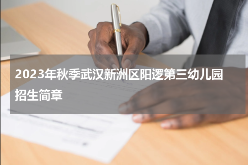 2023年秋季武汉新洲区阳逻第三幼儿园招生简章