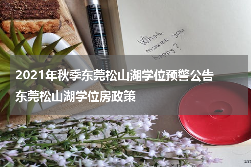 2021年秋季东莞松山湖学位预警公告 东莞松山湖学位房政策