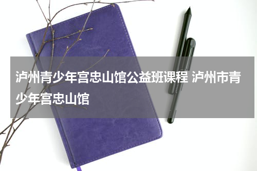 泸州青少年宫忠山馆公益班课程 泸州市青少年宫忠山馆