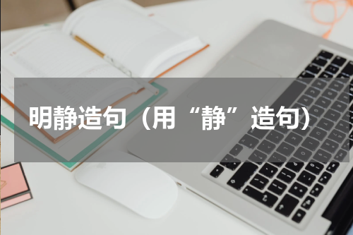 明静造句（用“静”造句）