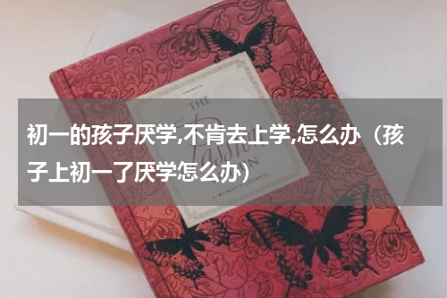 初一的孩子厌学,不肯去上学,怎么办（孩子上初一了厌学怎么办）