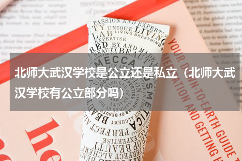 北师大武汉学校是公立还是私立（北师大武汉学校有公立部分吗）