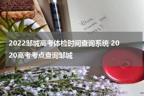 2022邹城高考体检时间查询系统 2020高考考点查询邹城