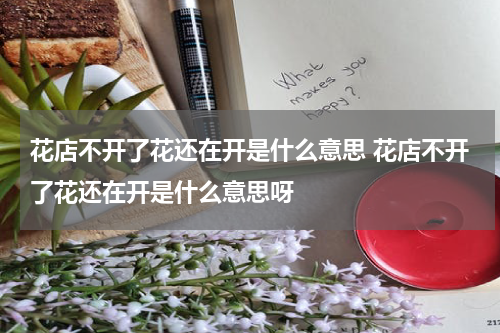 花店不开了花还在开是什么意思 花店不开了花还在开是什么意思呀