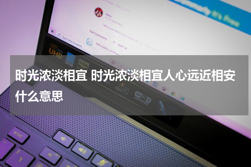 时光浓淡相宜 时光浓淡相宜人心远近相安什么意思