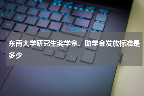 东南大学研究生奖学金、助学金发放标准是多少