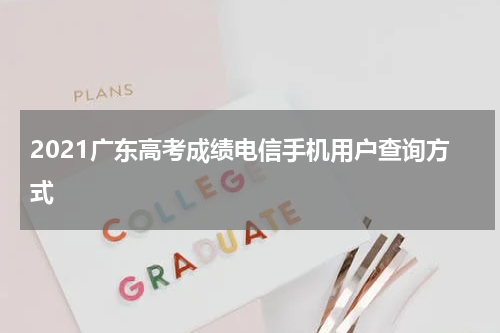2021广东高考成绩电信手机用户查询方式