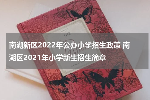 南湖新区2022年公办小学招生政策 南湖区2021年小学新生招生简章