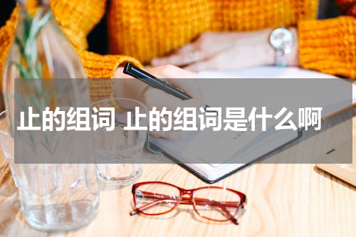 止的组词 止的组词是什么啊