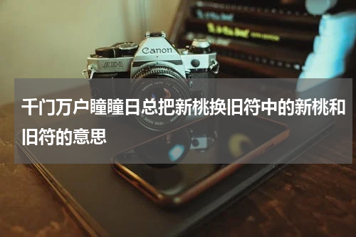 千门万户瞳瞳日总把新桃换旧符中的新桃和旧符的意思