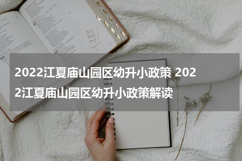 2022江夏庙山园区幼升小政策 2022江夏庙山园区幼升小政策解读