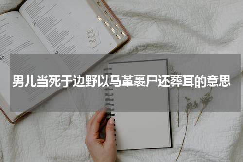 男儿当死于边野以马革裹尸还葬耳的意思