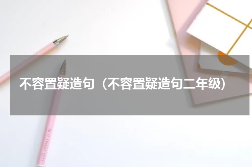不容置疑造句（不容置疑造句二年级）