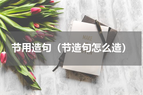 节用造句（节造句怎么造）