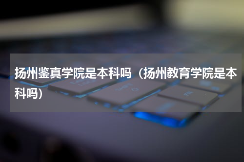 扬州鉴真学院是本科吗（扬州教育学院是本科吗）